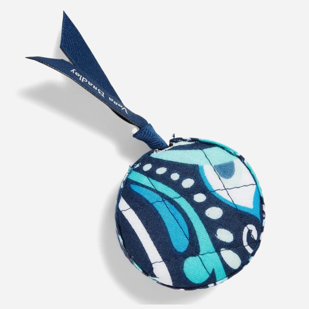 Vera Bradley Factory Style Tape Measure Blue Island Medallion nwt